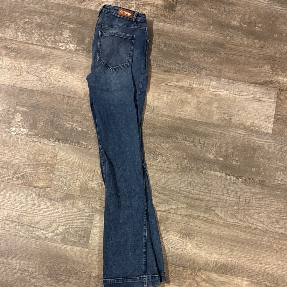 Shyanne Dark Blue Boot Cut Jeans